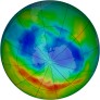 Antarctic Ozone 2012-08-22
